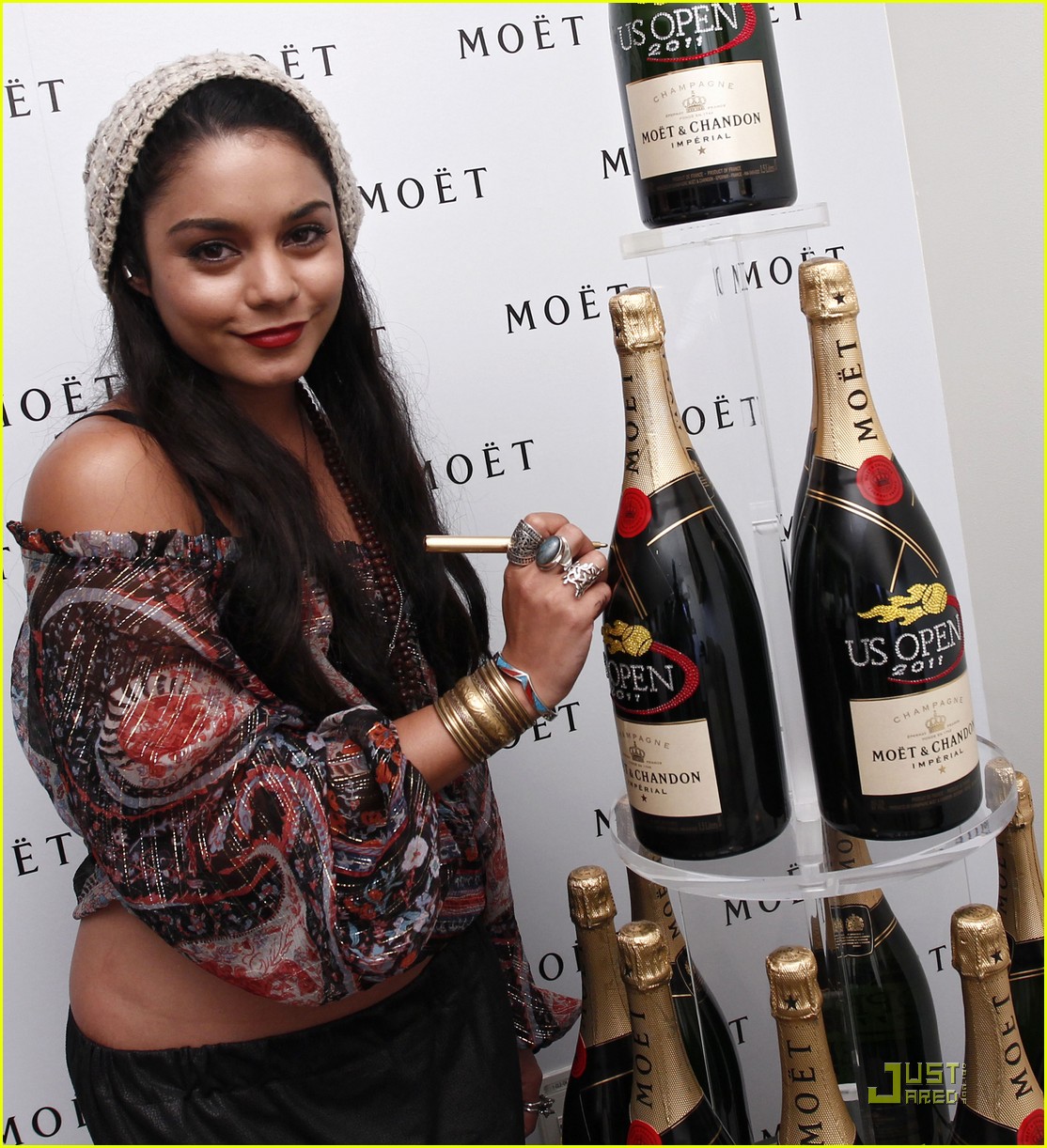 Vanessa Hudgens: US Open on Labor Day!