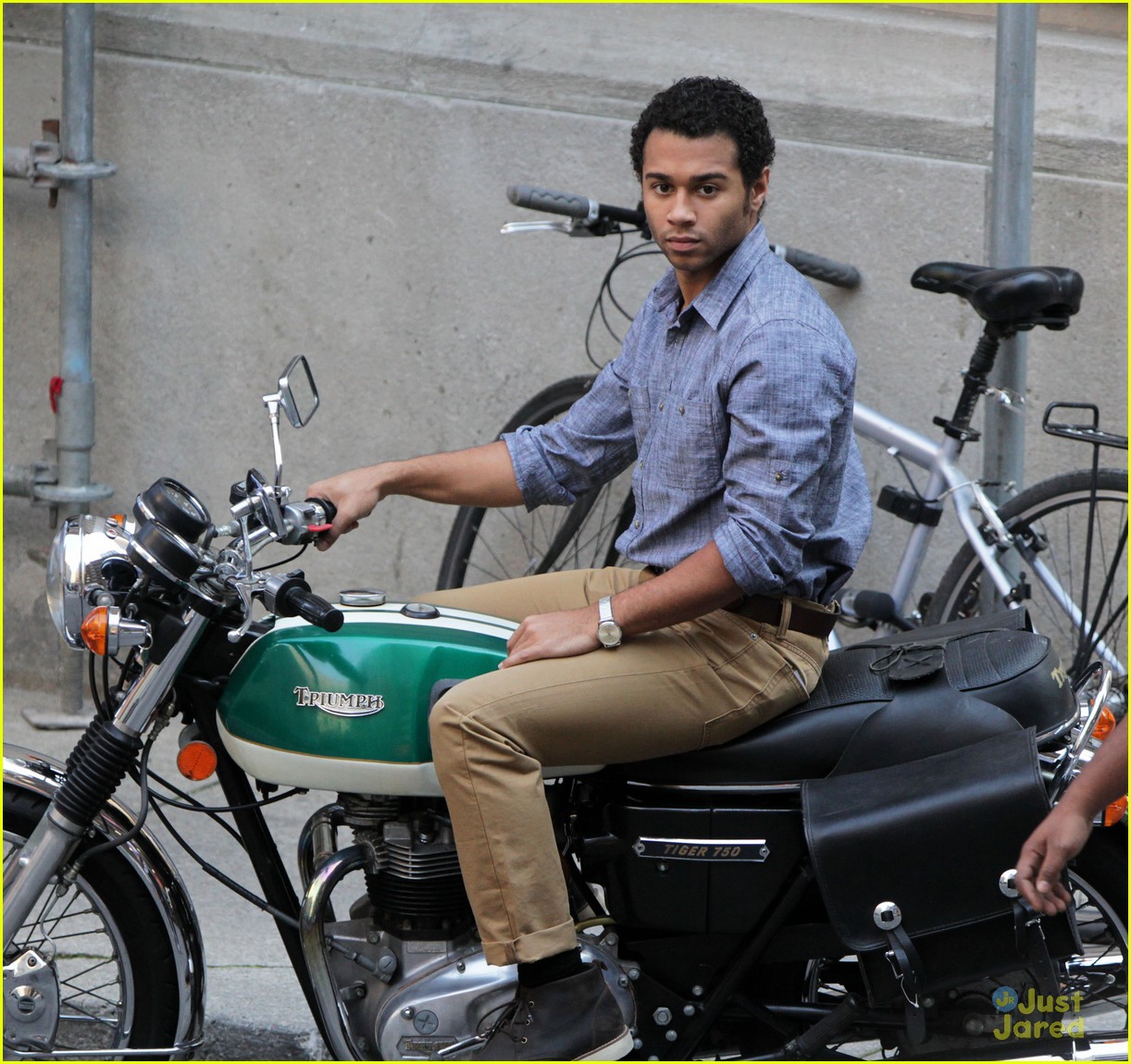 Corbin Bleu: Motorcycle Man!