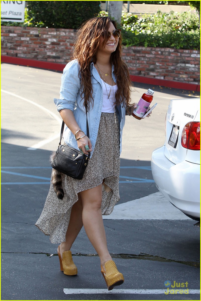 Demi Lovato: BCBG Bridesmaid Fitting