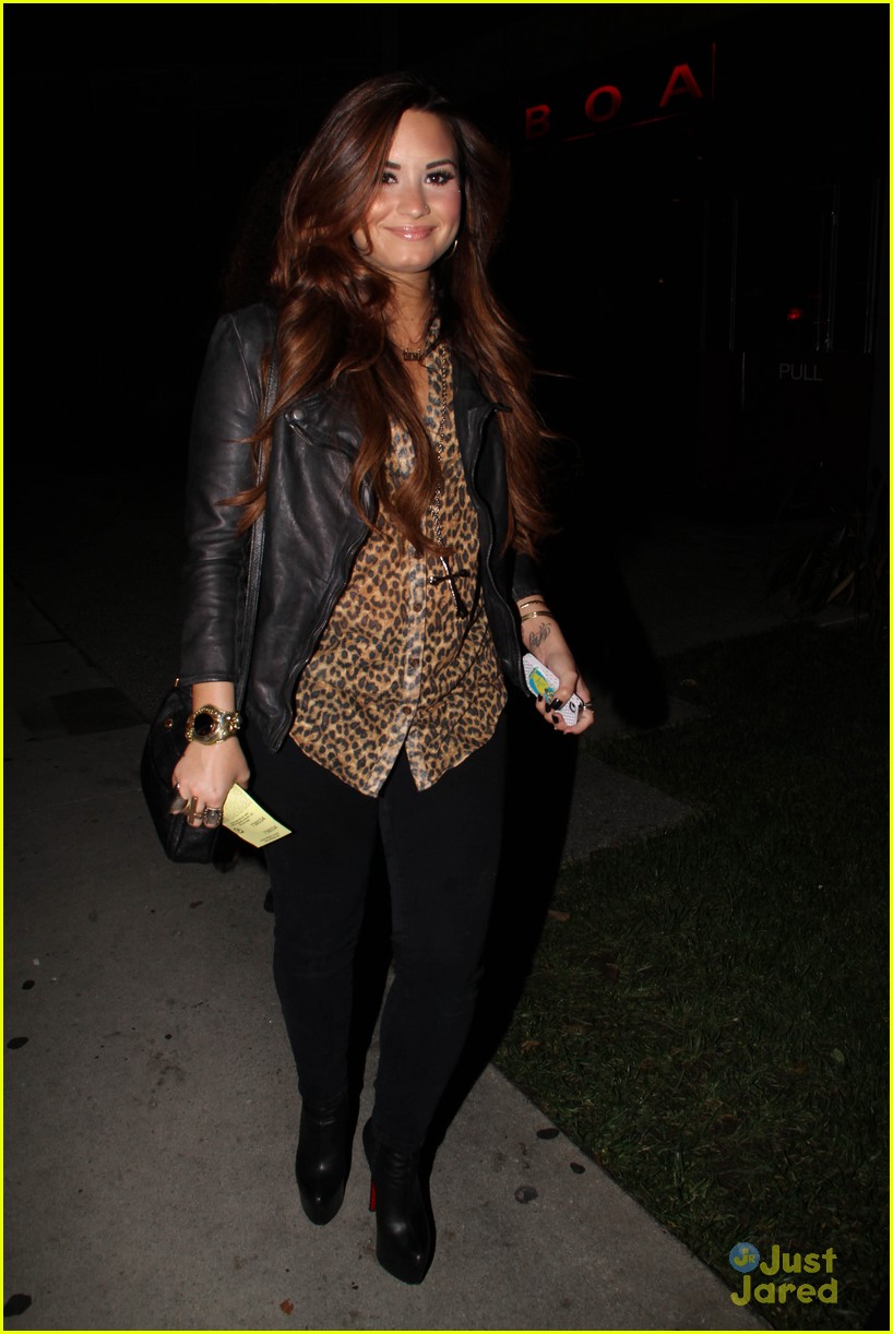 Demi Lovato: BOA Dinner with Serena Williams