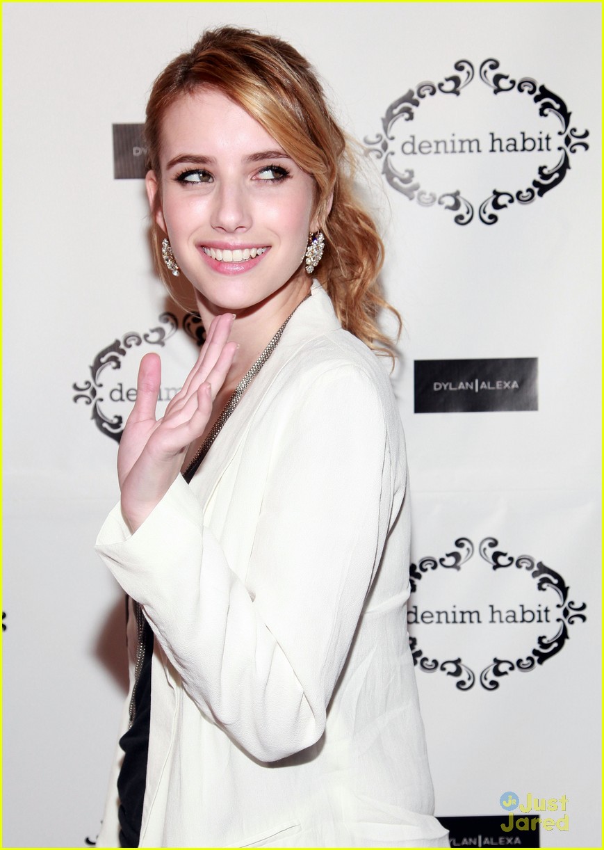 Emma Roberts Has a Denim Habit