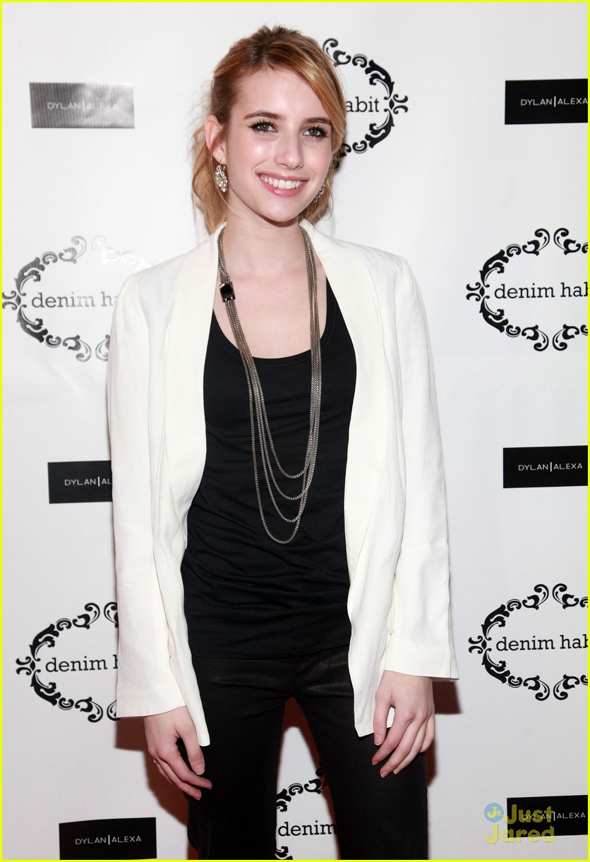 Emma Roberts Has a Denim Habit