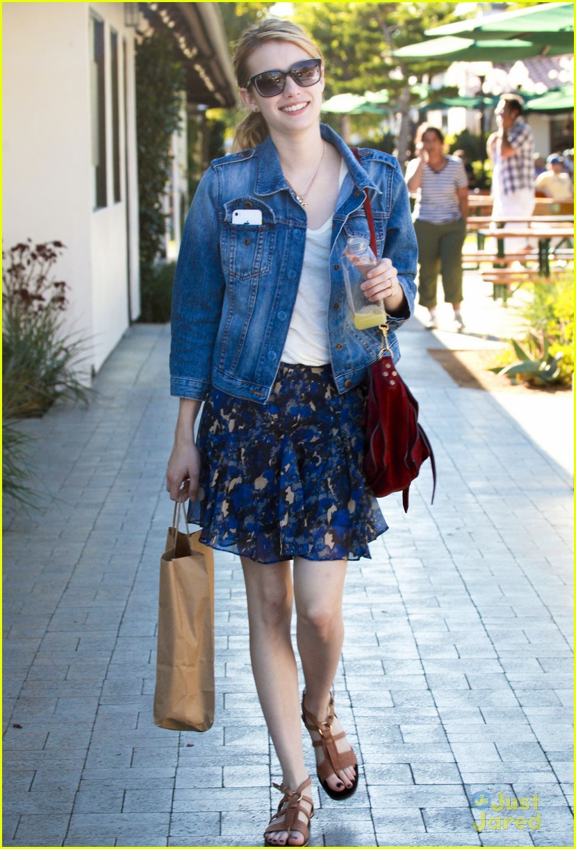 Emma Roberts: Pressed Juicery Gal