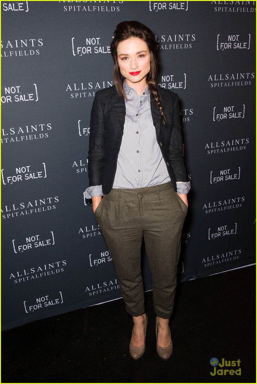 Crystal Reed & Holland Roden: AllSaints Tee Launch Party