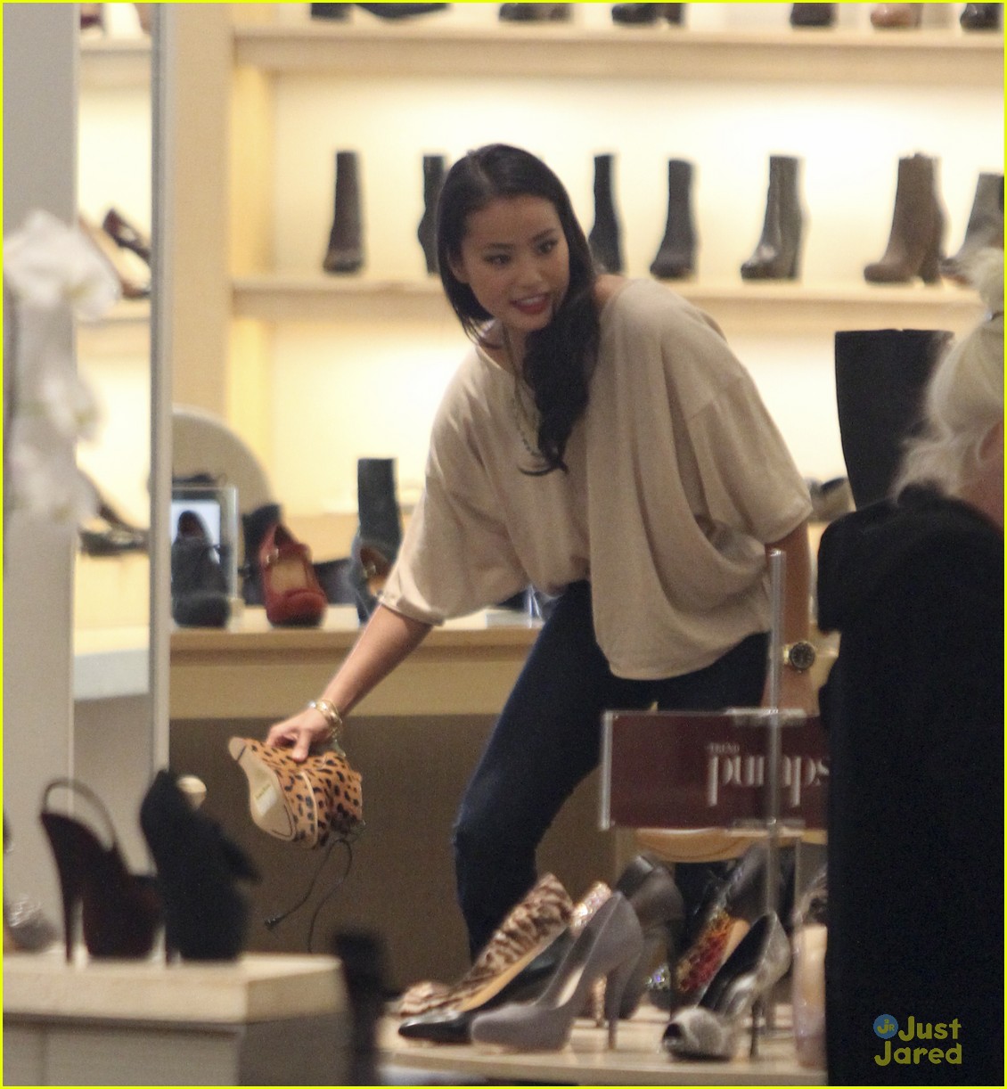 Jamie Chung: Neiman Marcus Shoe Shopper