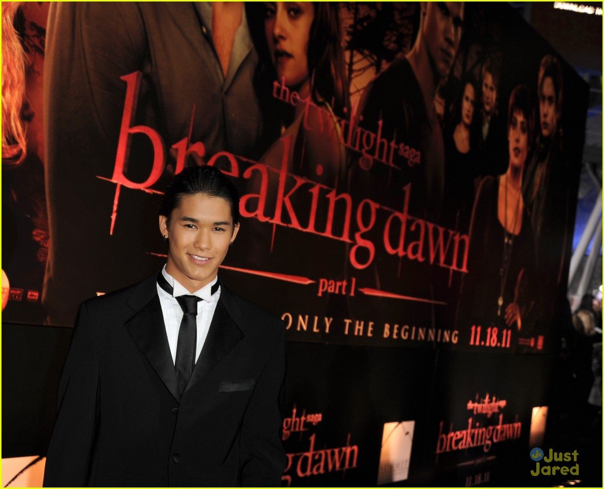 Booboo Stewart: 'Breaking Dawn' Premiere with Fivel