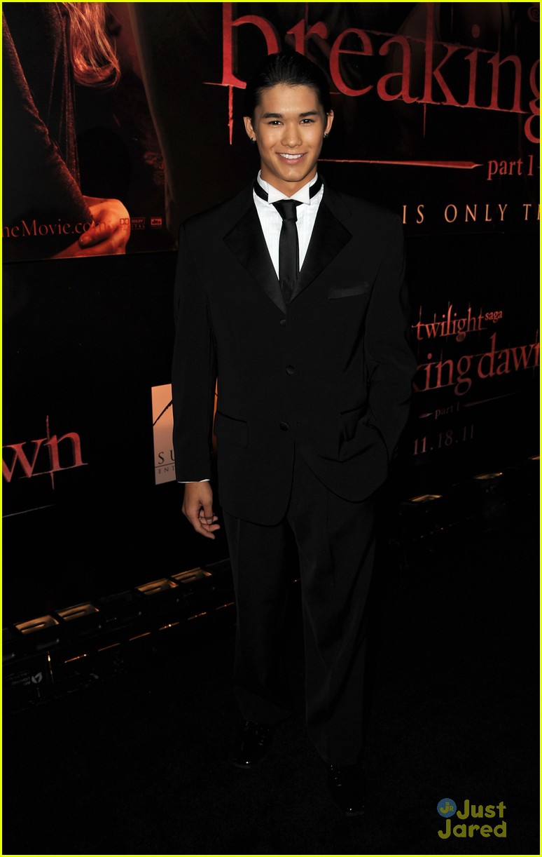 Booboo Stewart: 'Breaking Dawn' Premiere with Fivel
