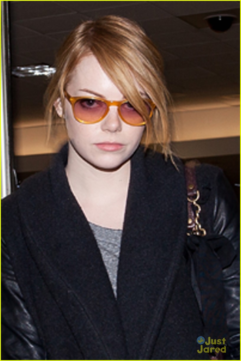 Emma Stone Leaves LAX With Andrew Garfield