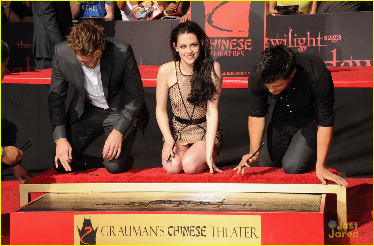 Kristen, Rob & Taylor: Hollywood Handprints!