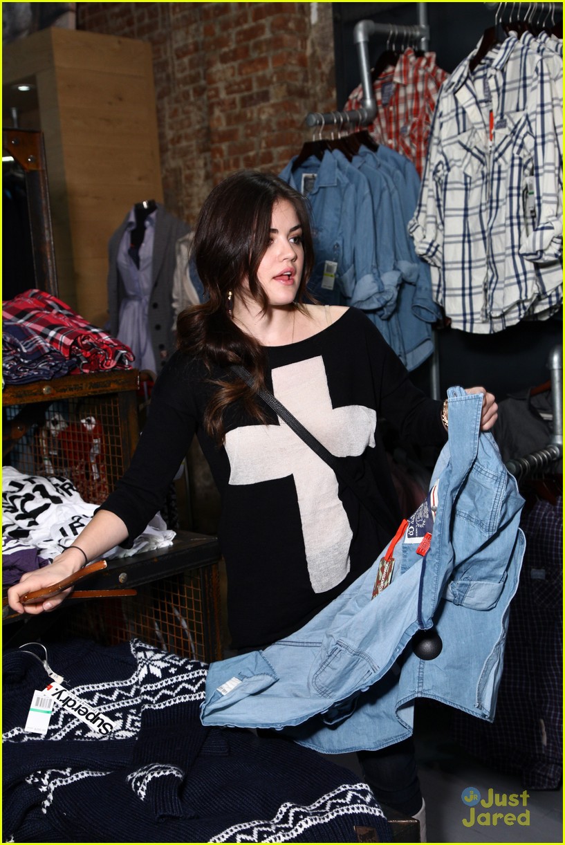 Lucy Hale: Superdry Shopper!