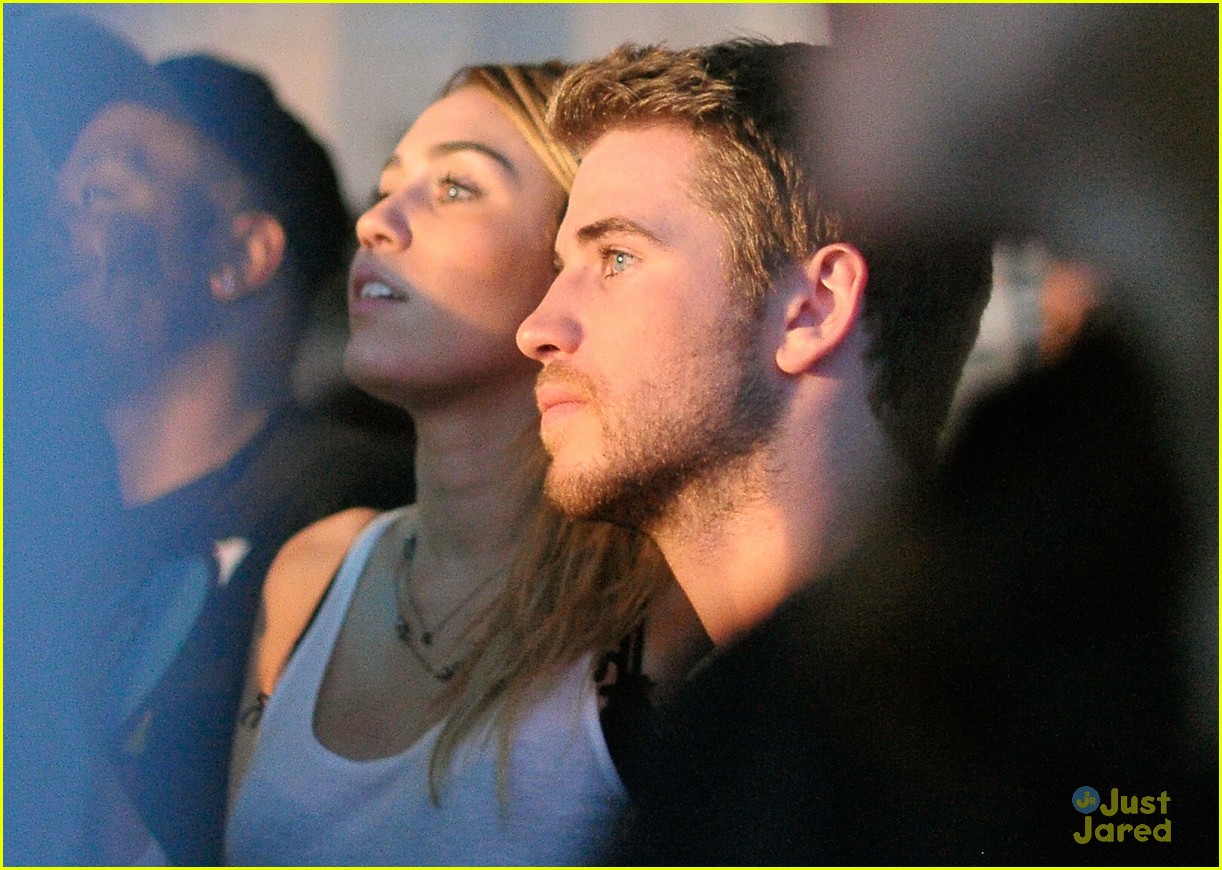 Miley Cyrus & Liam Hemsworth: Google Music Launch!