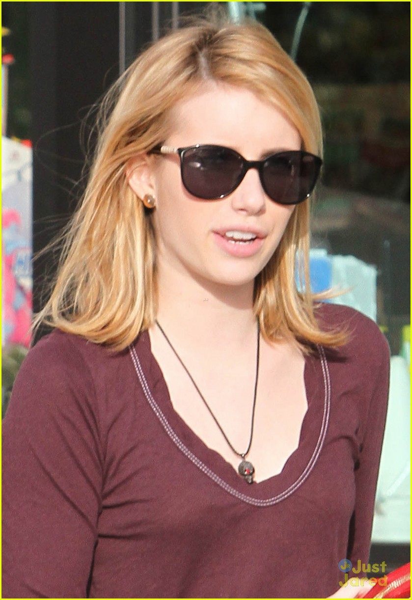 Emma Roberts Loves A Little Leopard