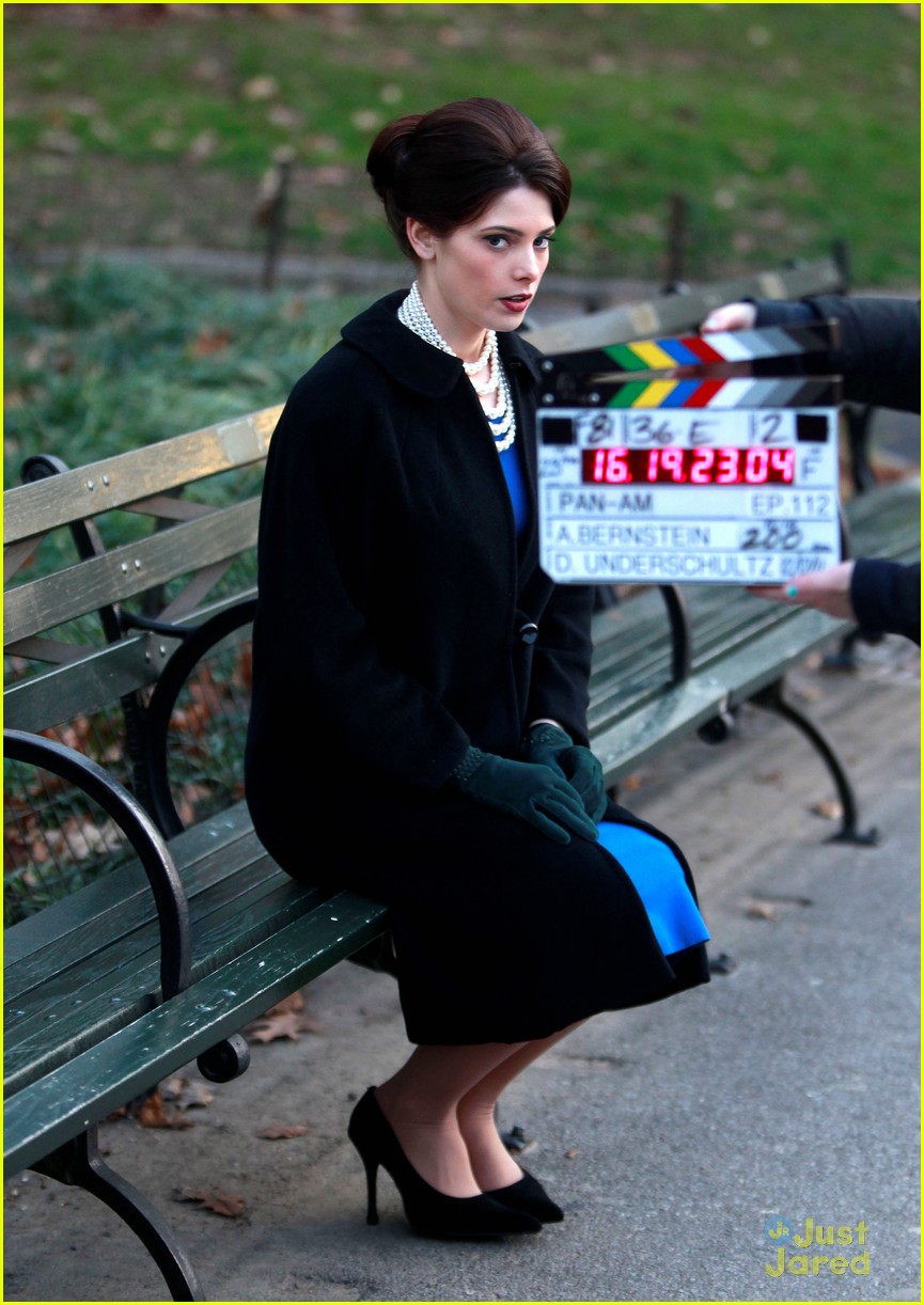 Ashley Greene Parks It for 'Pan Am'