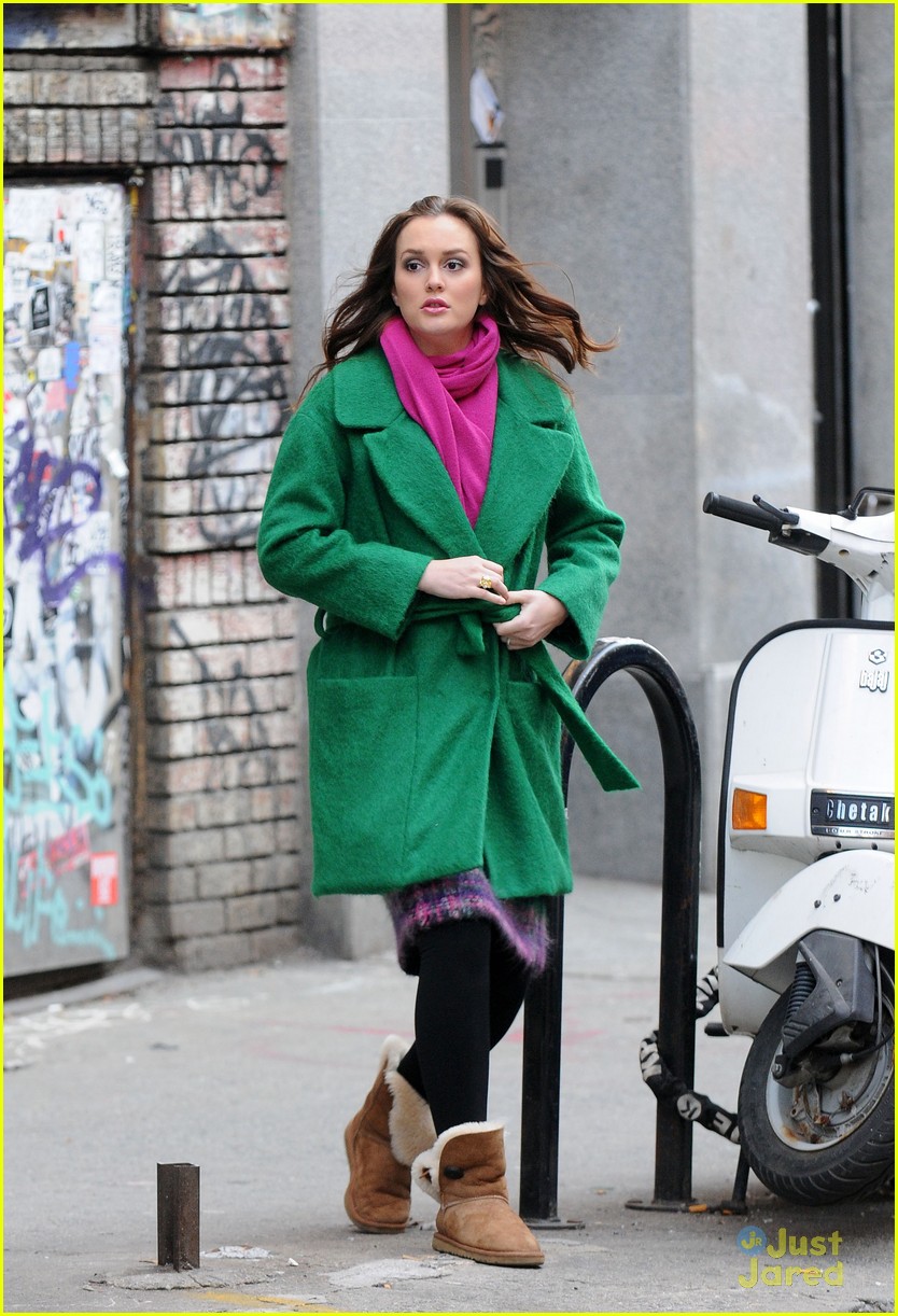 Leighton Meester: Green Gossip Girl