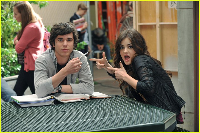 Lucy Hale: Study Time with Shane Coffey