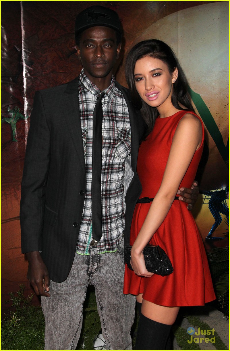 Christian Serratos: 'Ovo' with Edi Gathegi!