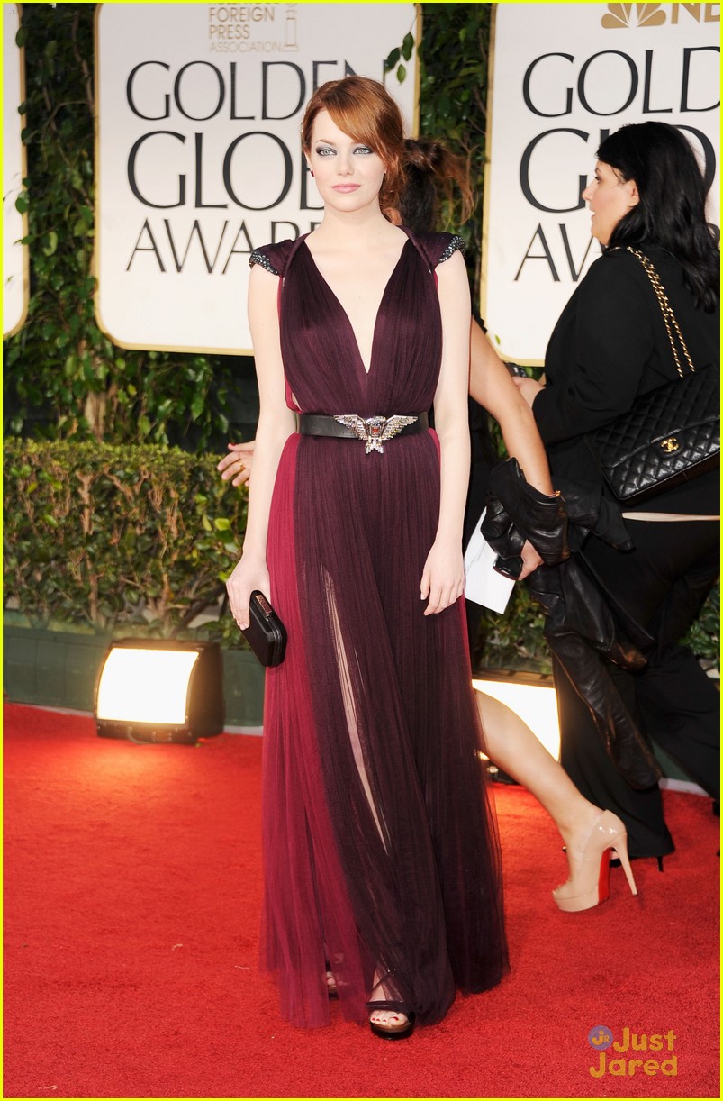 Emma Stone - Golden Globes 2012