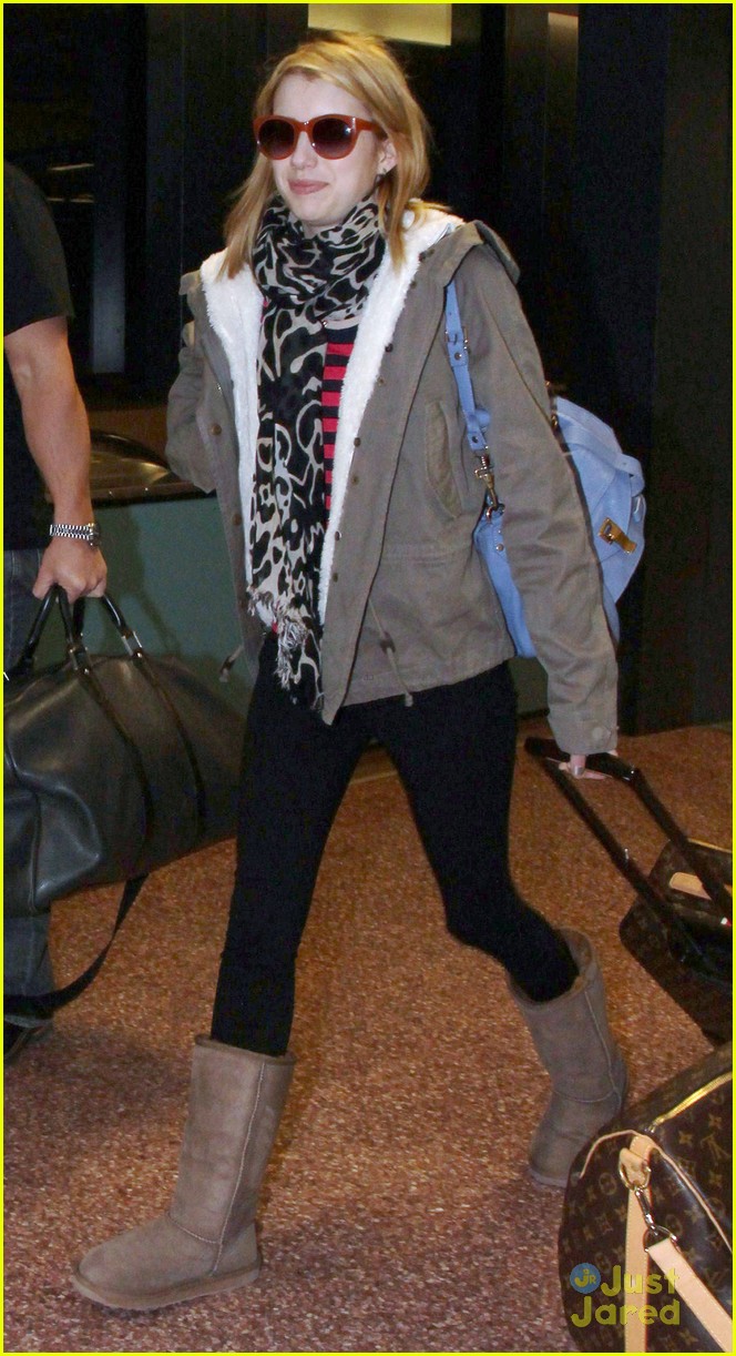 Emma Roberts Arrives For Sundance