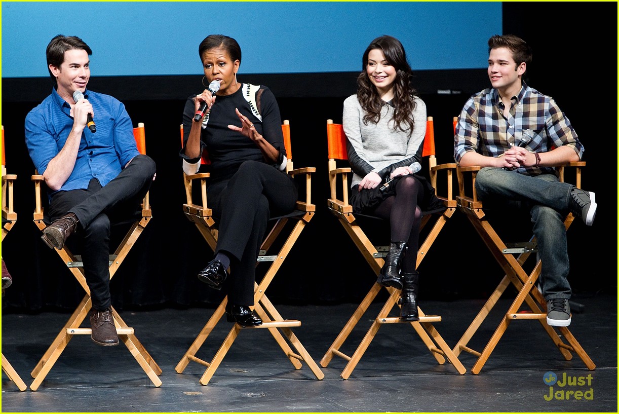 iCarly Cast Rock Out with Michelle Obama