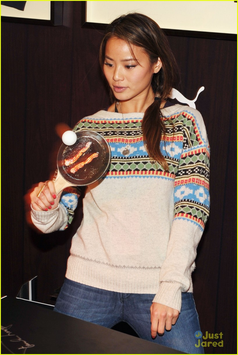 Jamie Chung Learns To Ride with Oakley