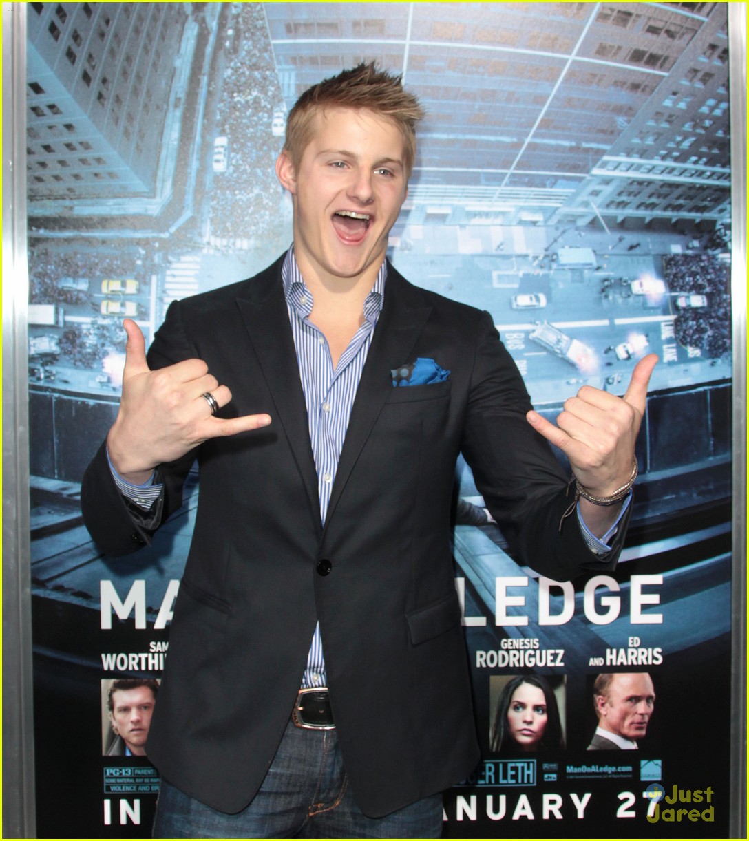 Alexander Ludwig: 'Man on a Ledge' Premiere