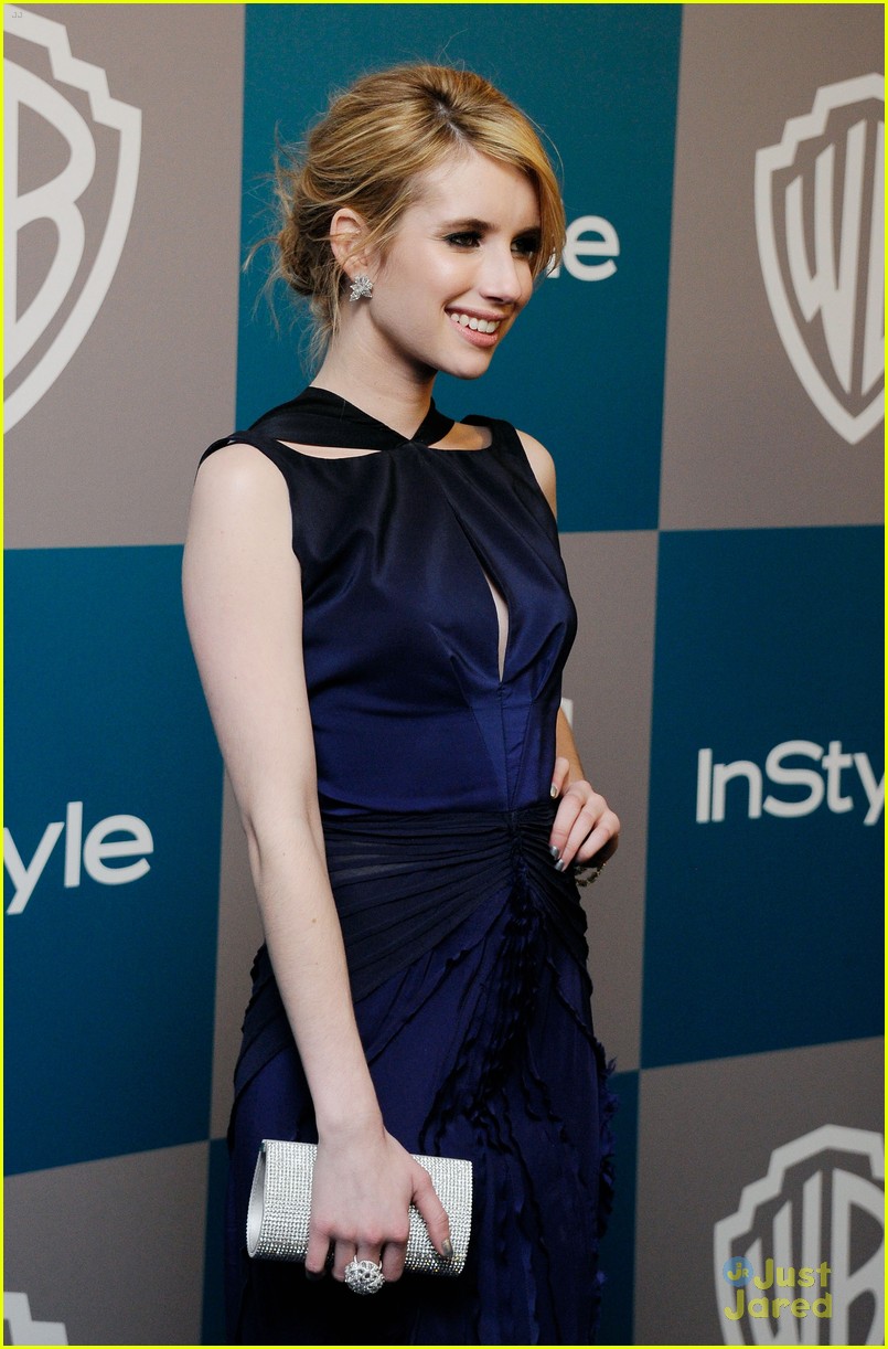 Emma Roberts: InStyle Golden Globes Party