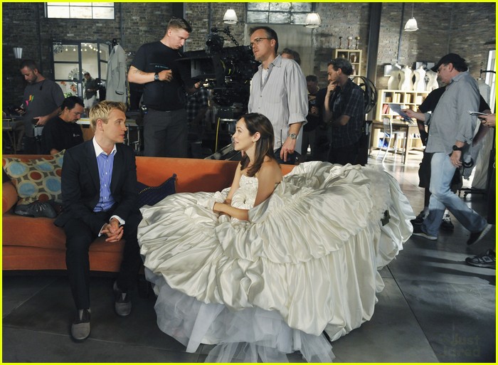 Erica Dasher Designs a Wedding Dress for Autumn Reeser