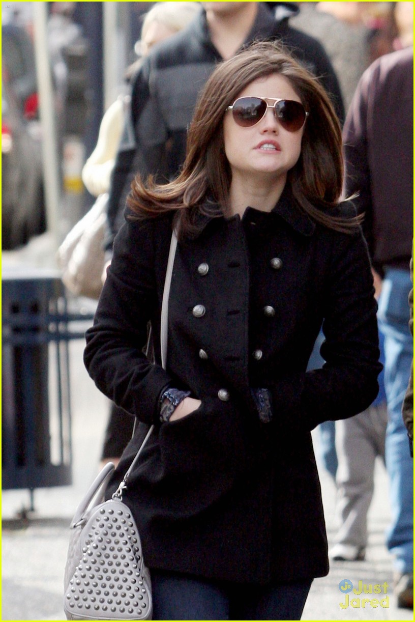 Lucy Hale Visits Chris Zylka in Vancouver