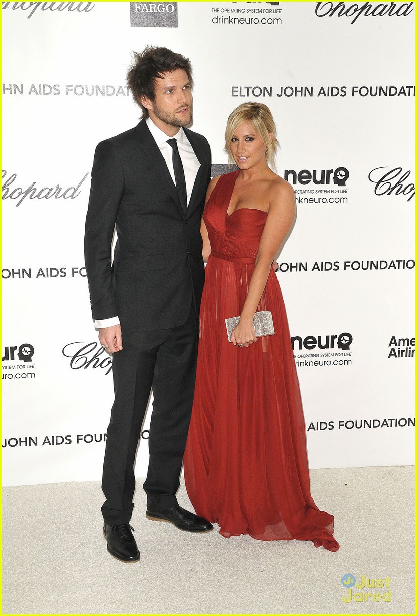 Ashley Tisdale: EJAF Oscar Party with Martin Johnson