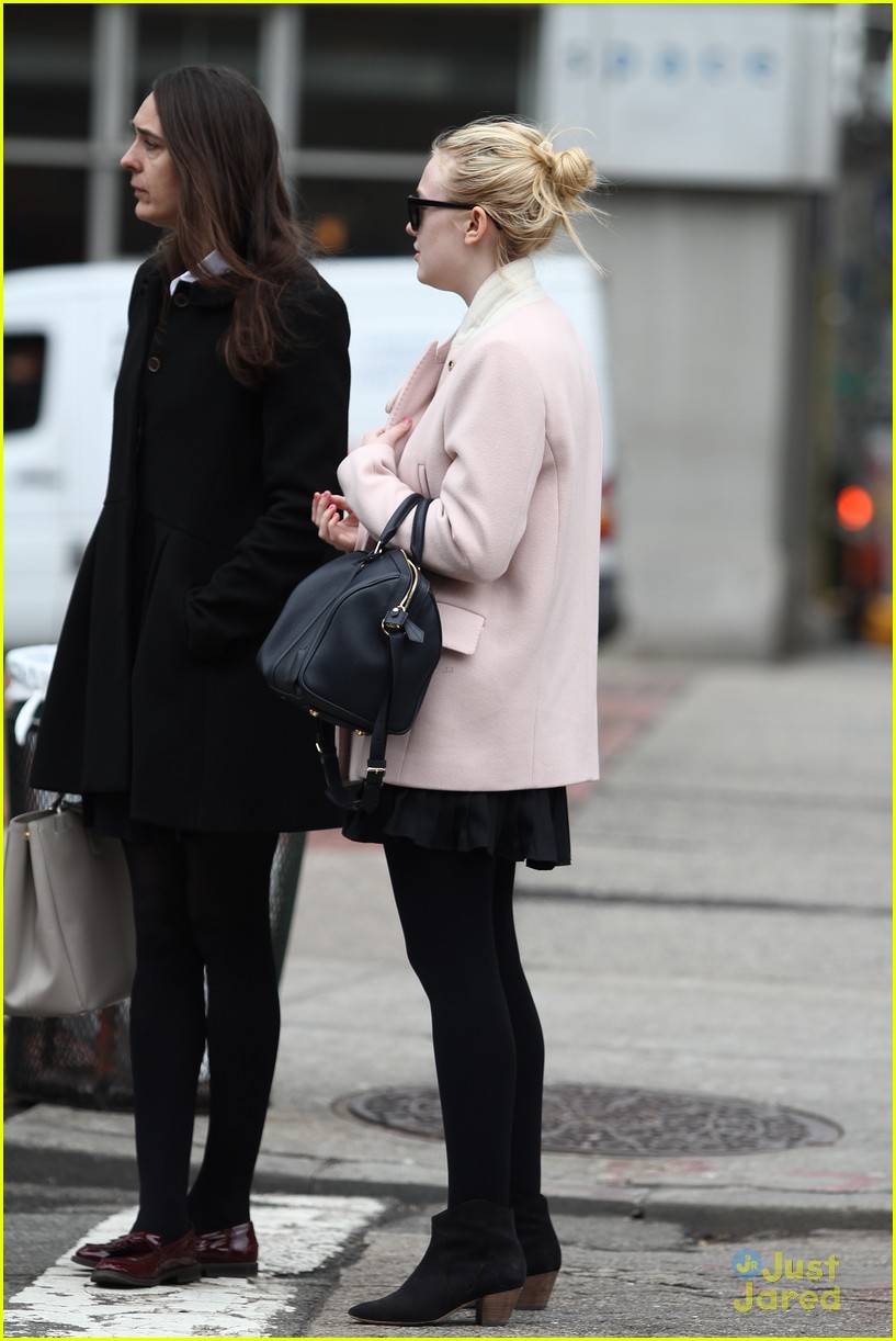 Dakota Fanning Bundles Up in the Big Apple