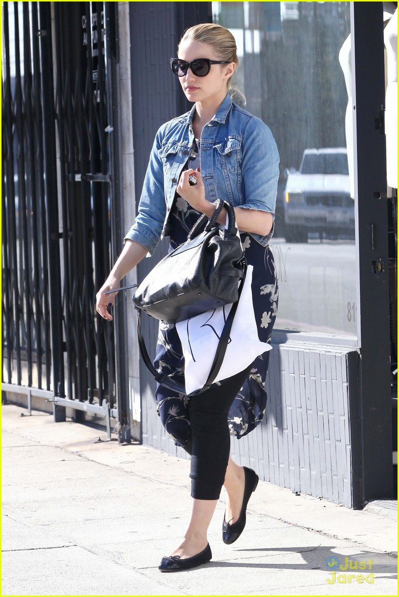 Dianna Agron Shops Around Reformation
