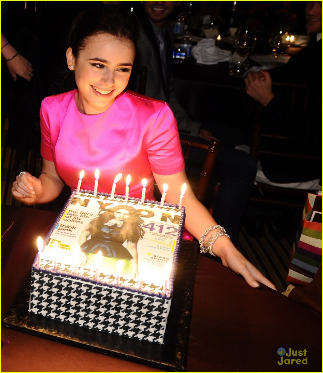 Lily Collins: Nylon Cover Party!
