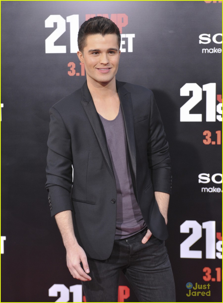 Spencer Boldman Premieres '21 Jump Street'