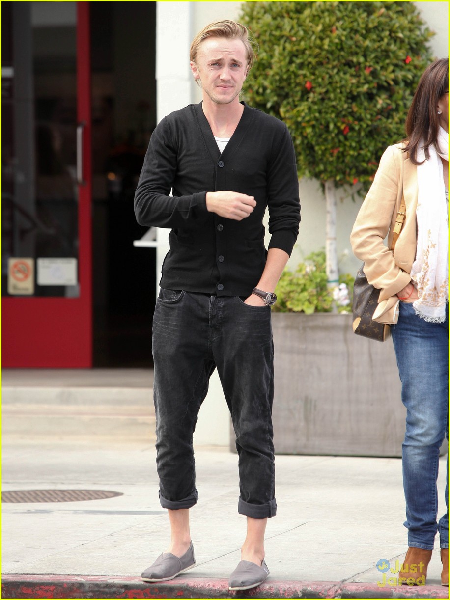 Tom Felton & Jade Olivia: Beverly Hills Lunch