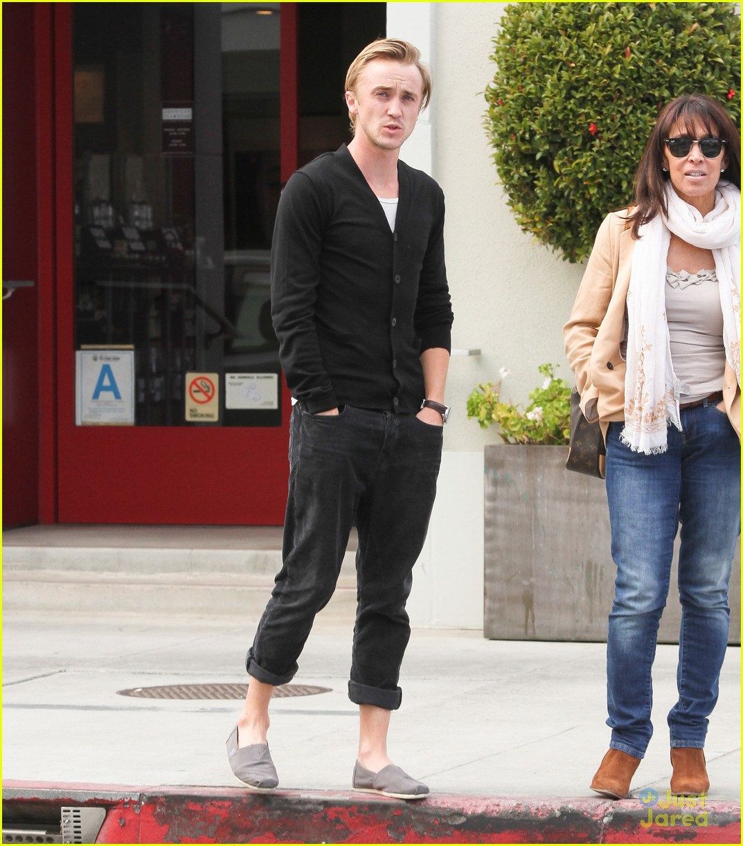 Tom Felton & Jade Olivia: Beverly Hills Lunch