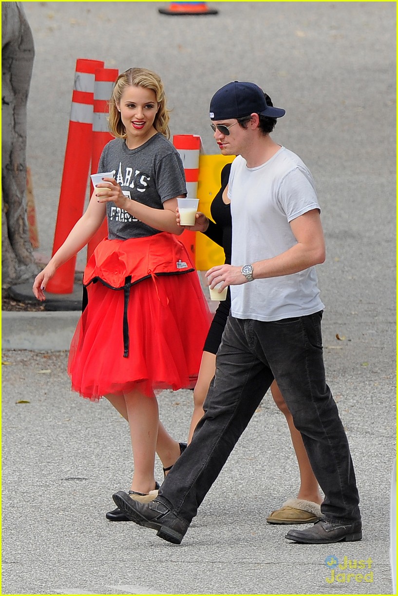 Dianna Agron & Lea Michele: Ladies In Red