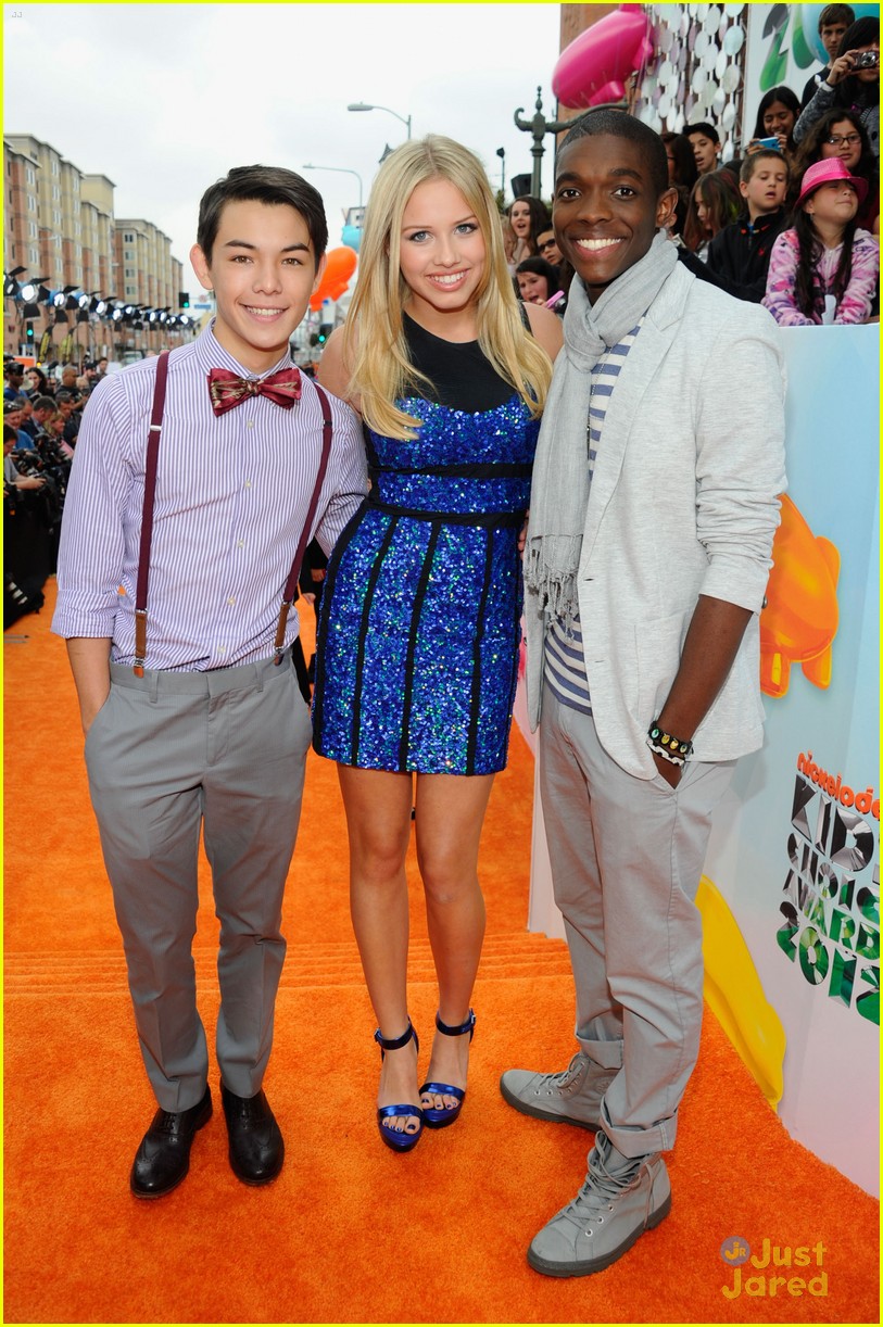 Gracie Dzienny, Ryan Potter & Carlos Knight: Kids Choice Awards 2012