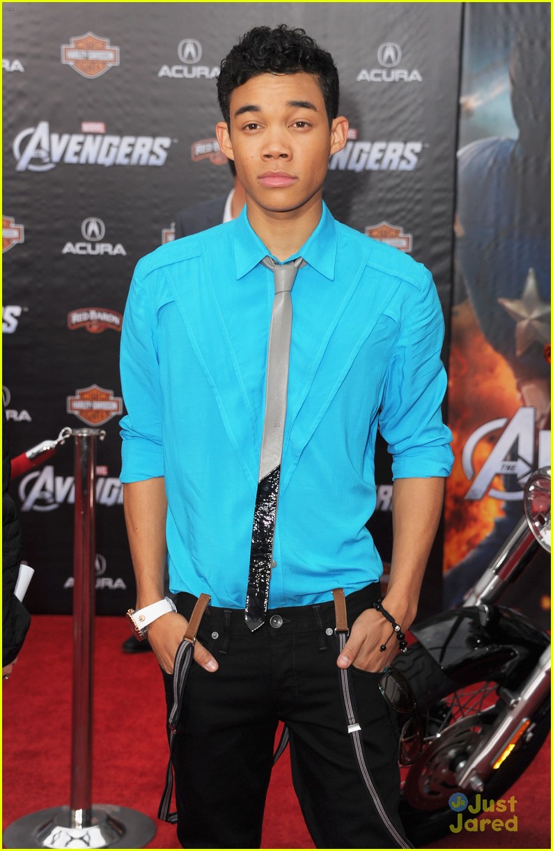 Roshon Fegan & Chelsie Hightower: 'The Avengers' Premiere Pair