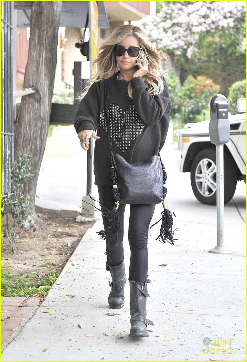 Ashley Tisdale: Studded Heart Sweater