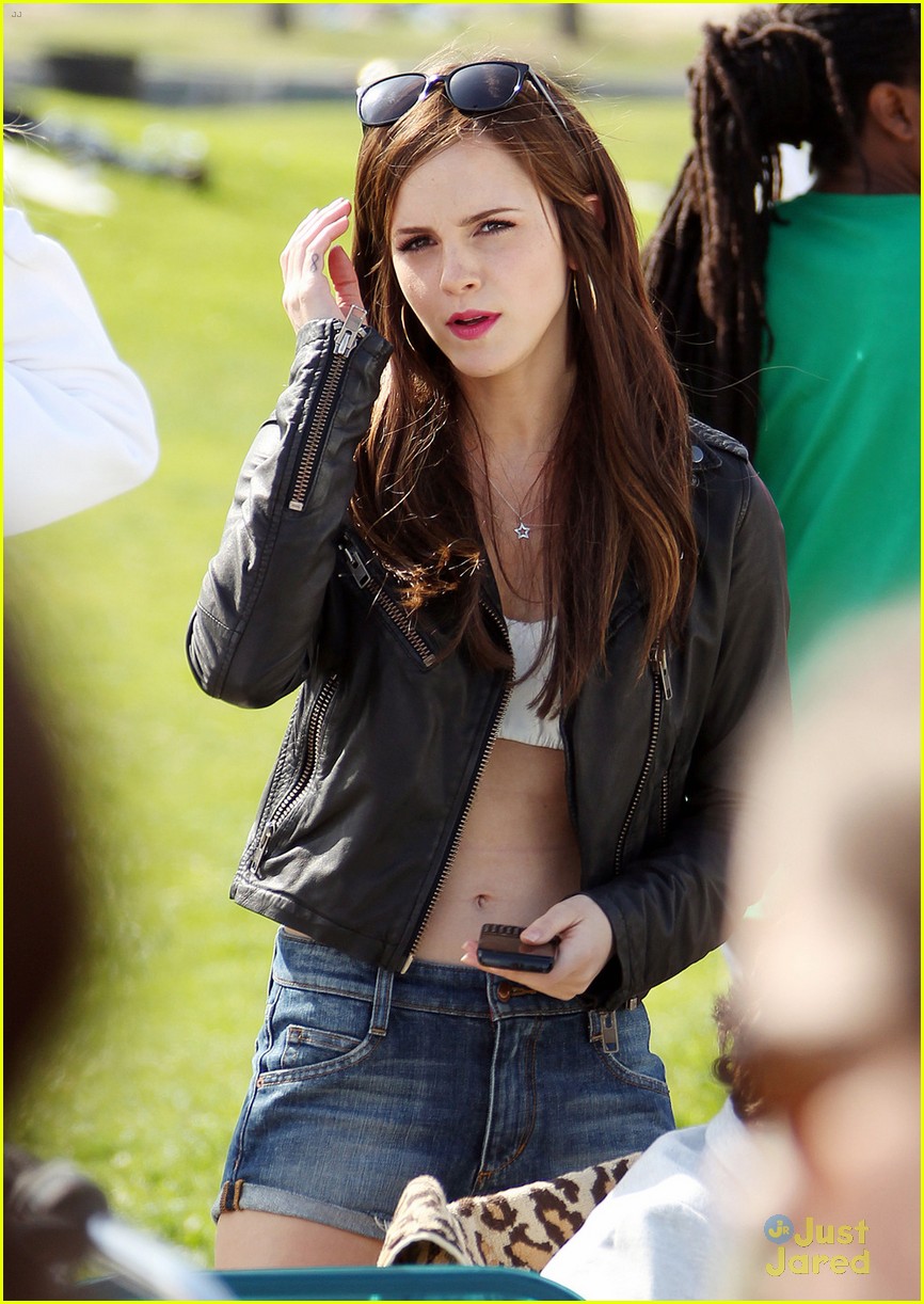 Emma Watson Bares Her 'Bling' Belly