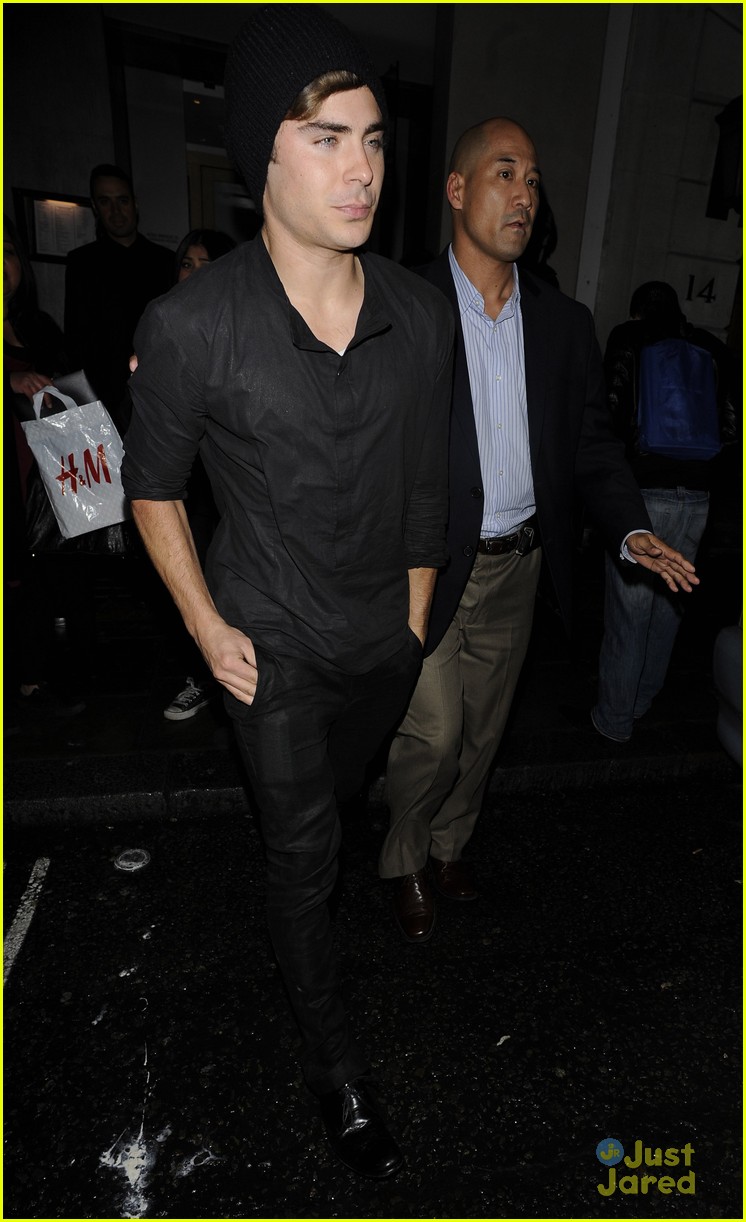 Zac Efron: Nobu Night Out in London