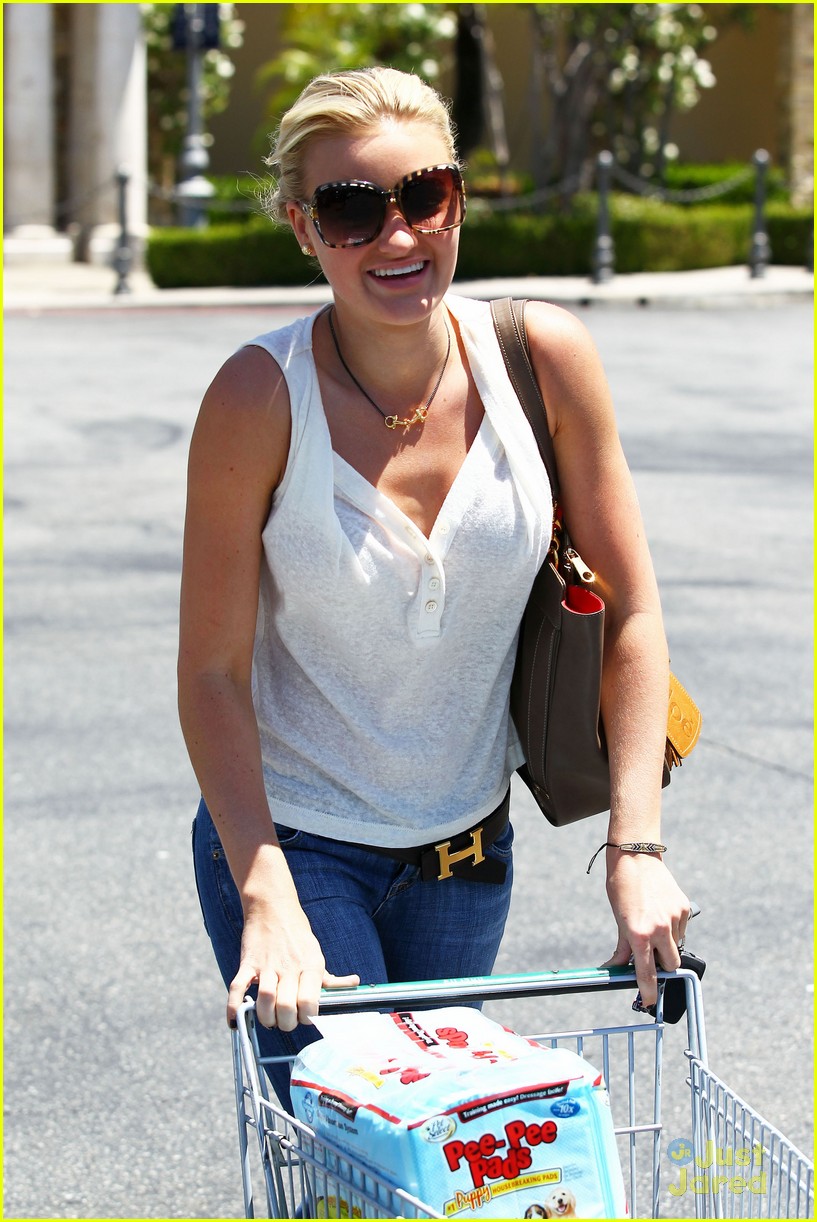 AJ Michalka: Kiddy Cart!