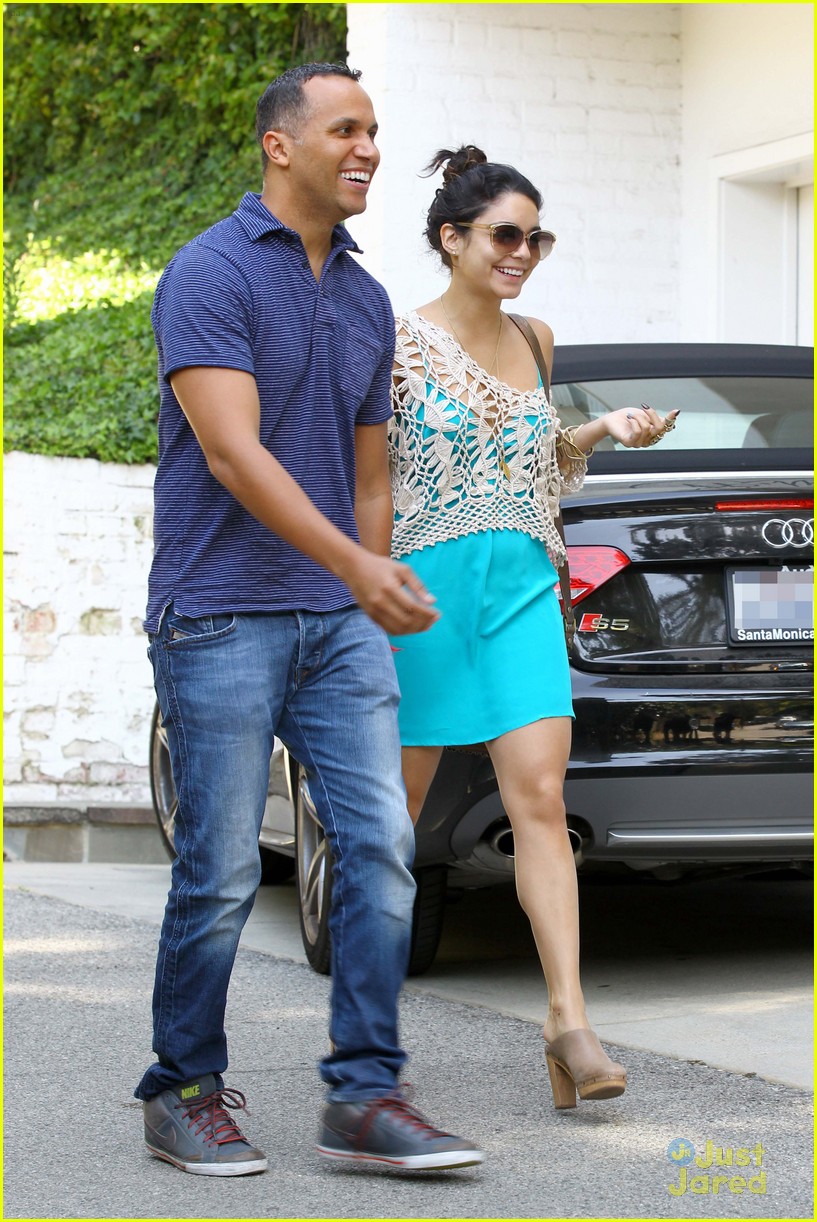 Vanessa Hudgens: Bright Blue in Beverly Hills