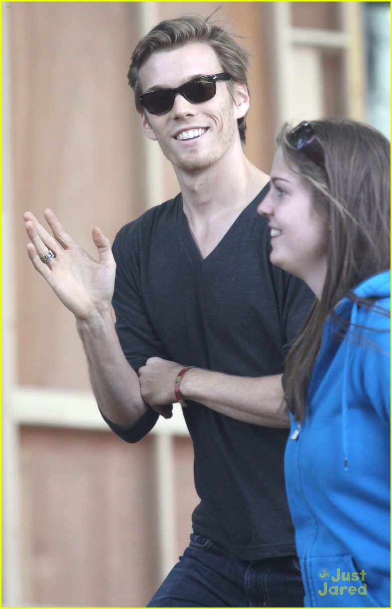 Jake Abel & Leven Rambin Head To Camp Half-Blood