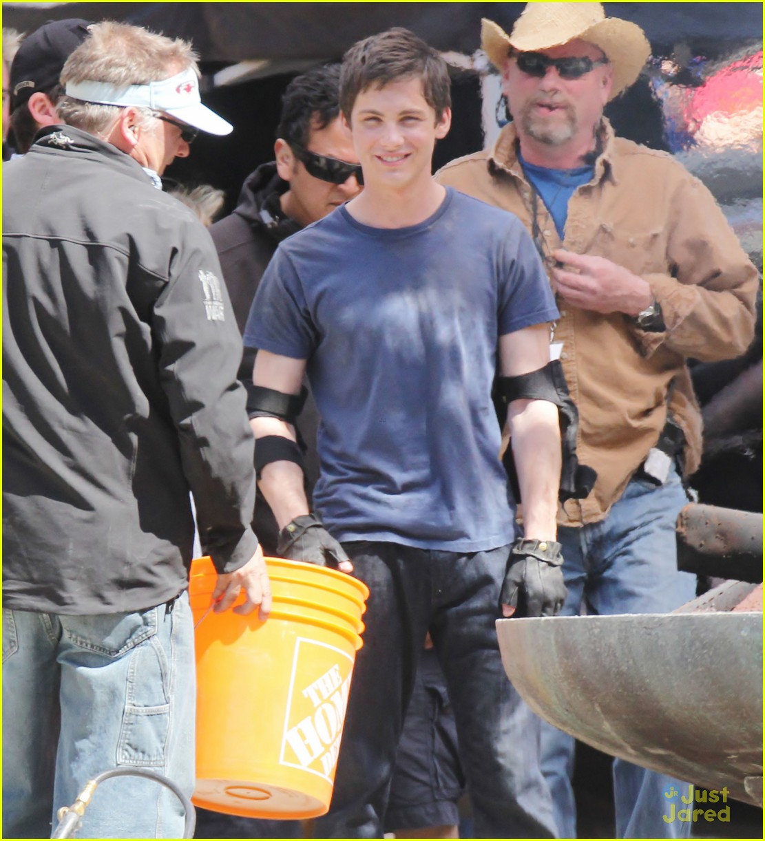 Logan Lerman: More 'Percy' Filming with Alexandra Daddario