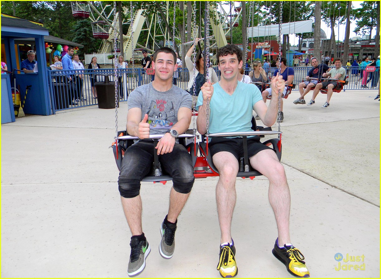 Nick Jonas: Six Flags with Michael Urie!