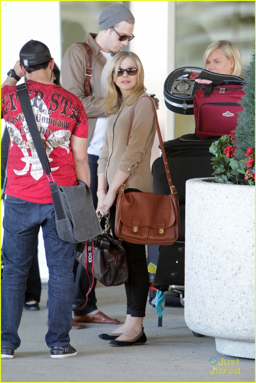 Chloe Moretz: Toronto Airport Arrival