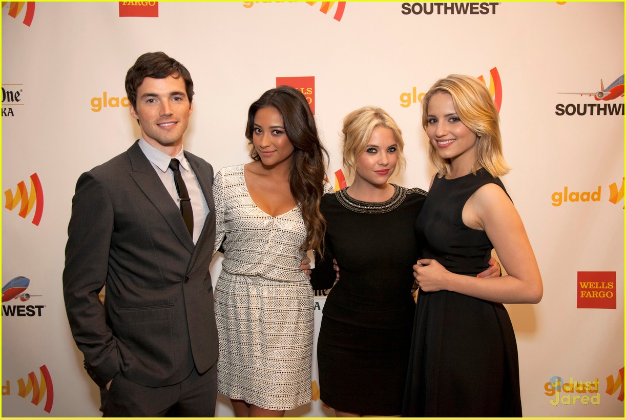 Dianna Agron & Shay Mitchell: GLAAD Awards San Francisco!