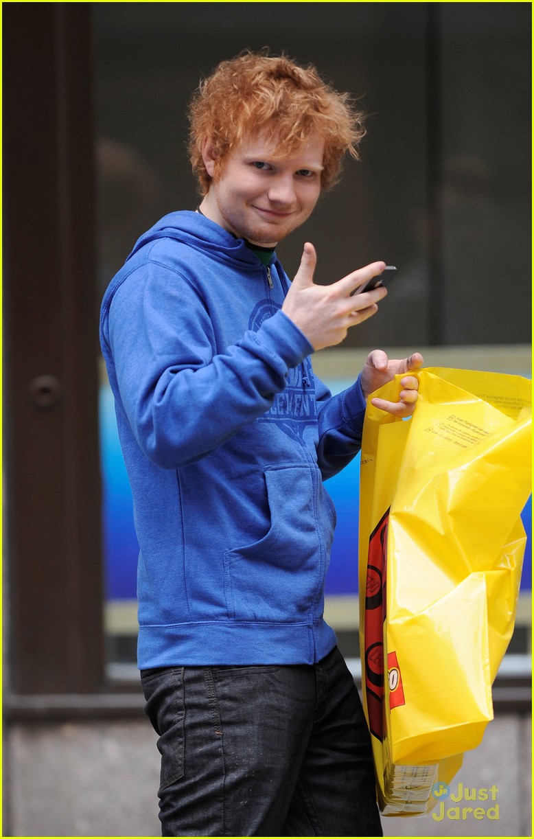 Ed Sheeran Shops Lego