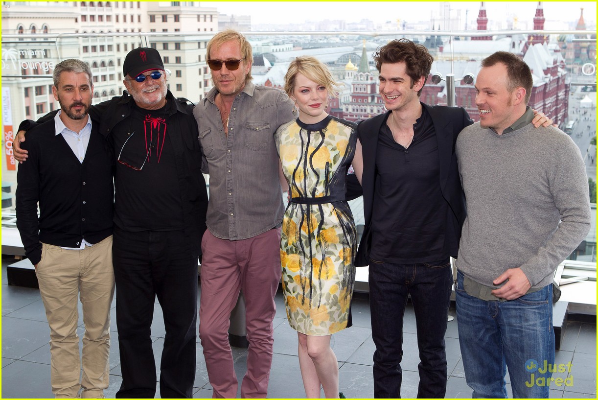 Emma Stone: 'The Amazing Spider-Man' in Moscow!